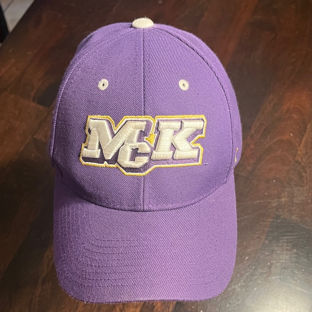 McKendree University Cap, Purple with White & Gold Embroidery